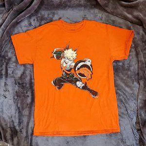 My Hero Academia T Shirt Men’s Size M Orange Funimation Cotton Anime